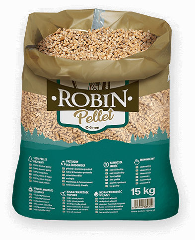 worek pelletu opałowego Robin do kupienia w Radkowie lub sklepie internetowym